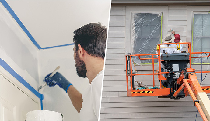 Interior and exterior painting service