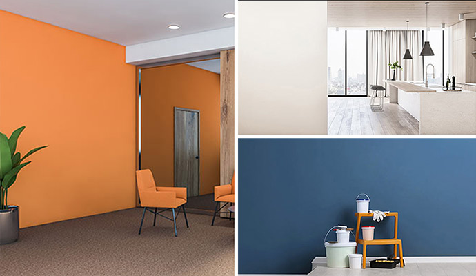 Different types of interior painting