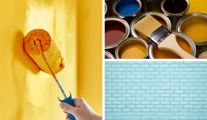 Different types of paints